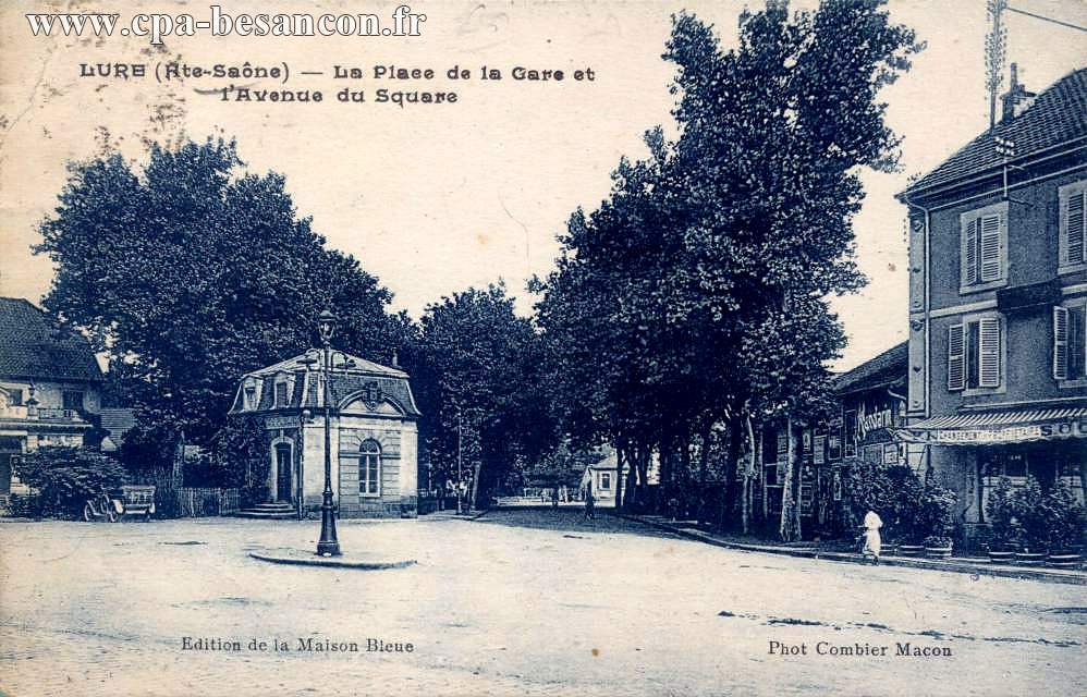 LURE (Hte-Saône) - La Place de la Gare et l'Avenue du Square